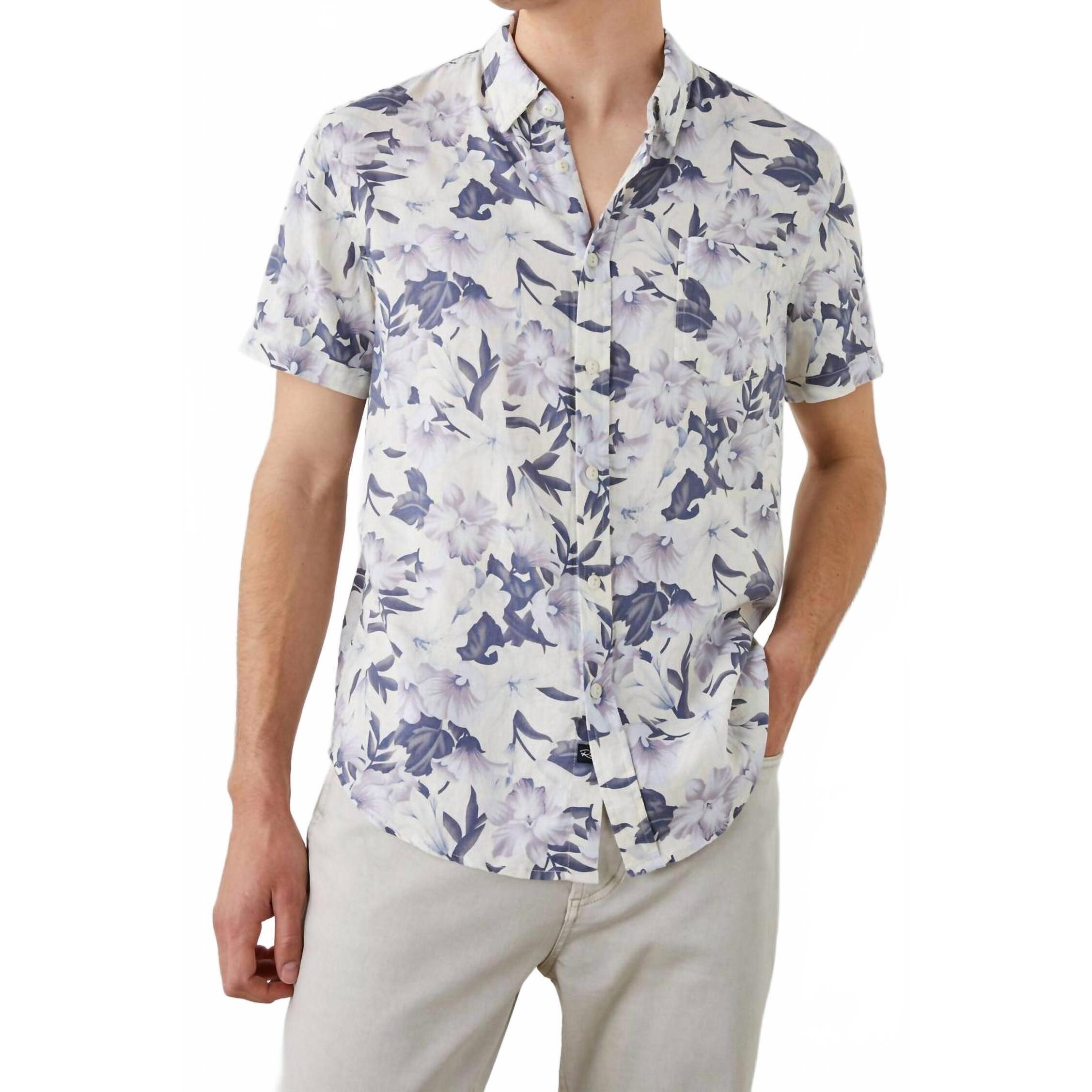 New Rails Carson Shirt In Tropical Mist
